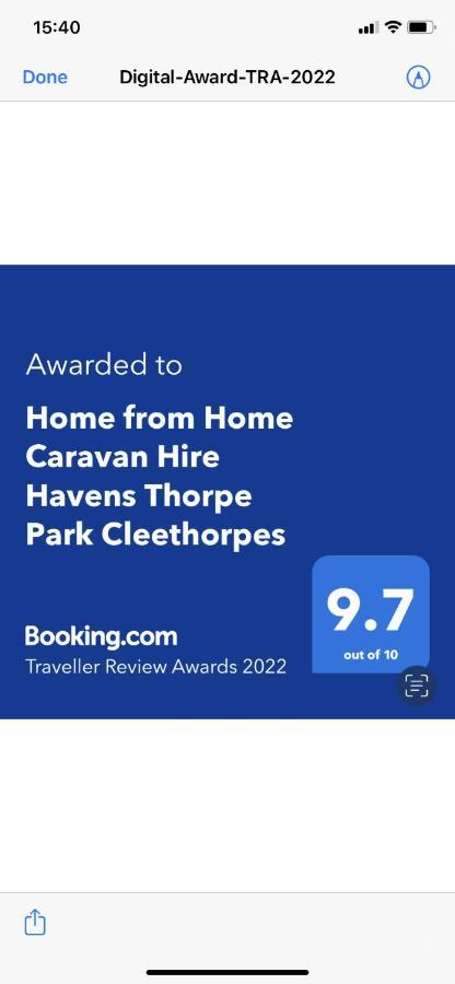 Home From Home Caravan Hire, Haven'S Thorpe Park, Cleethorpes Exterior photo